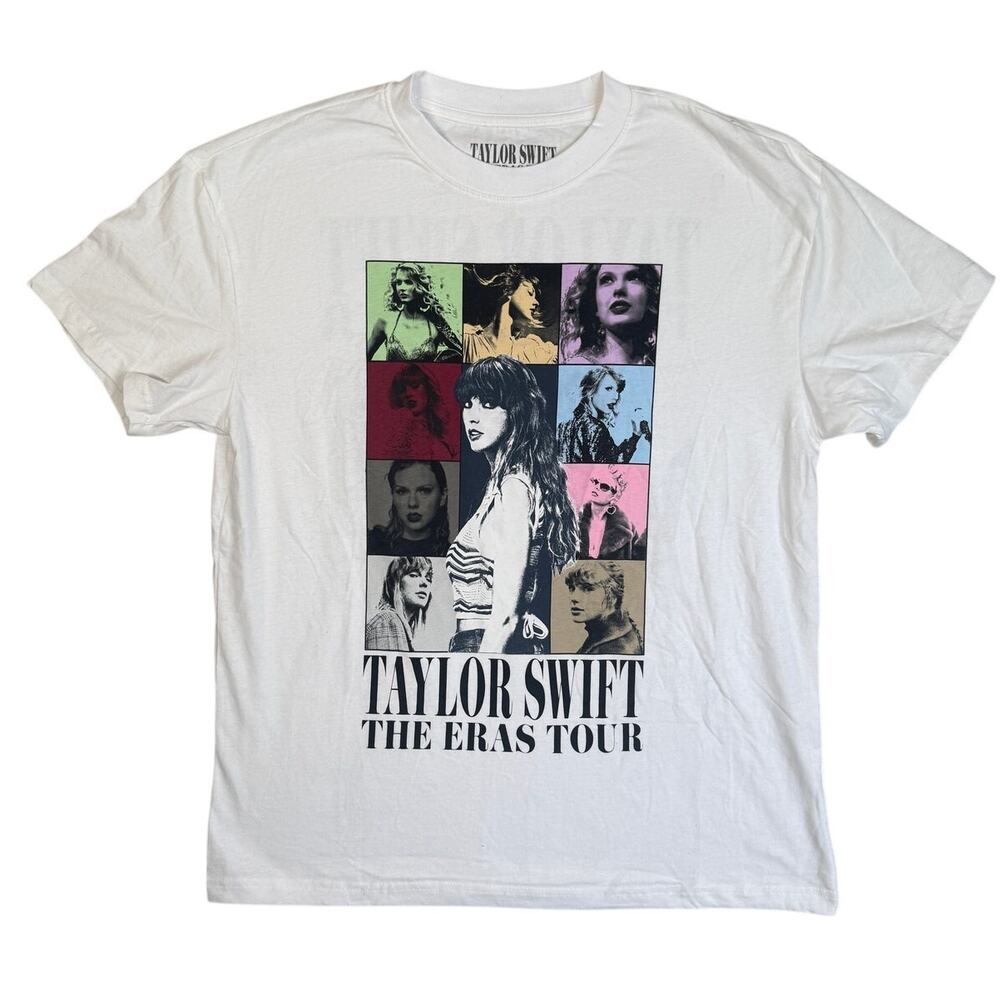 Taylor Swift The Eras Tour 2023 Graphic T Shirt Concert White Medium